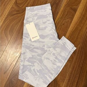 Lululemon Athletica Camo Leggings - Light Gray